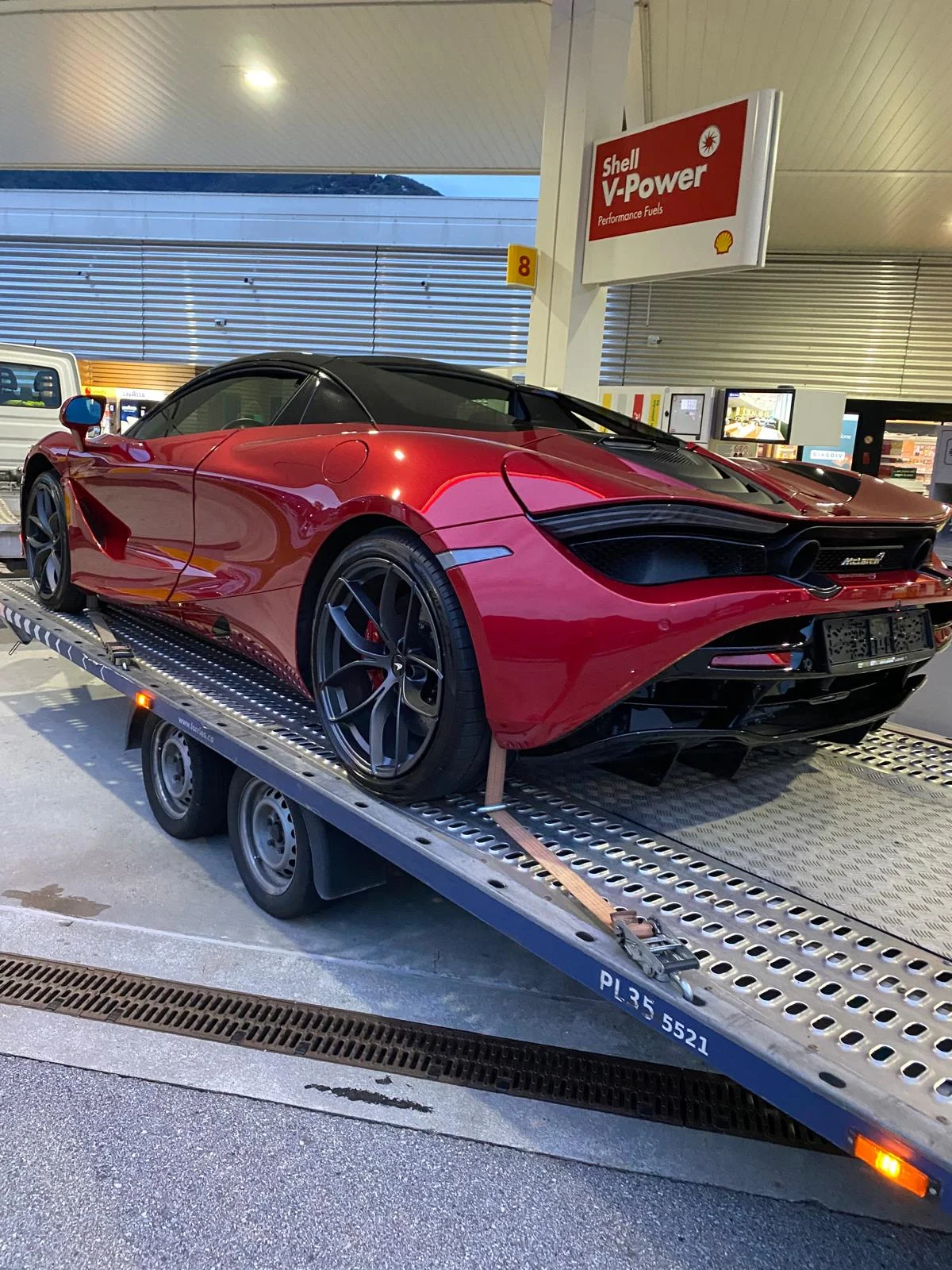 Supercar atmosfera notturna